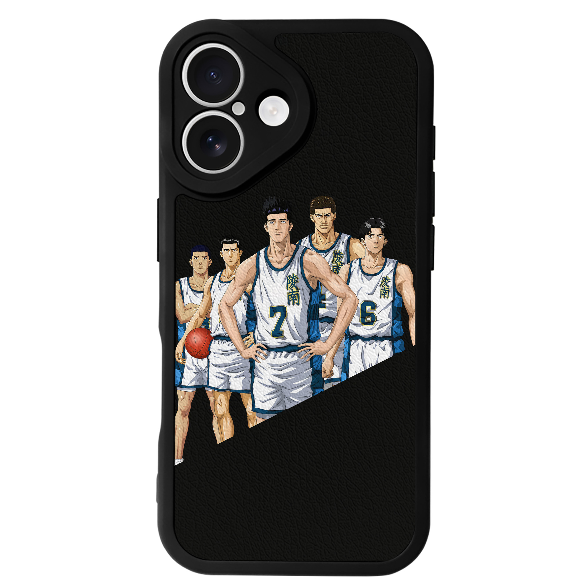 （画像用） SLAM DUNK／スラムダンク 【iPhone 16シリーズ対応】シリコンスマホケース（レザー調） 材質：シリコン